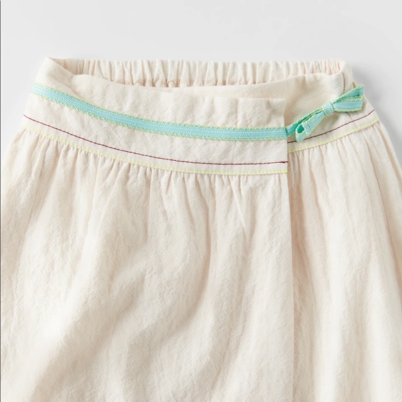 Zara Girls Pareo Midi Skirt - Picture 3 of 9
